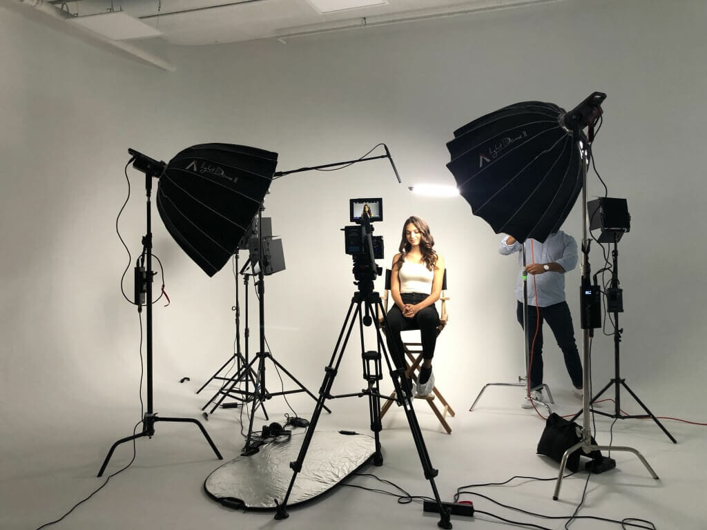 REV Studio- Video team lighting model to get the perfect look